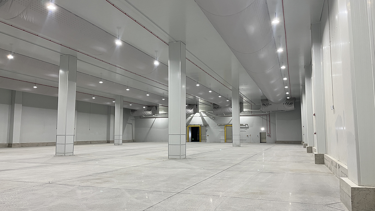 织物风管系统应用于中欧班列集结中心项目